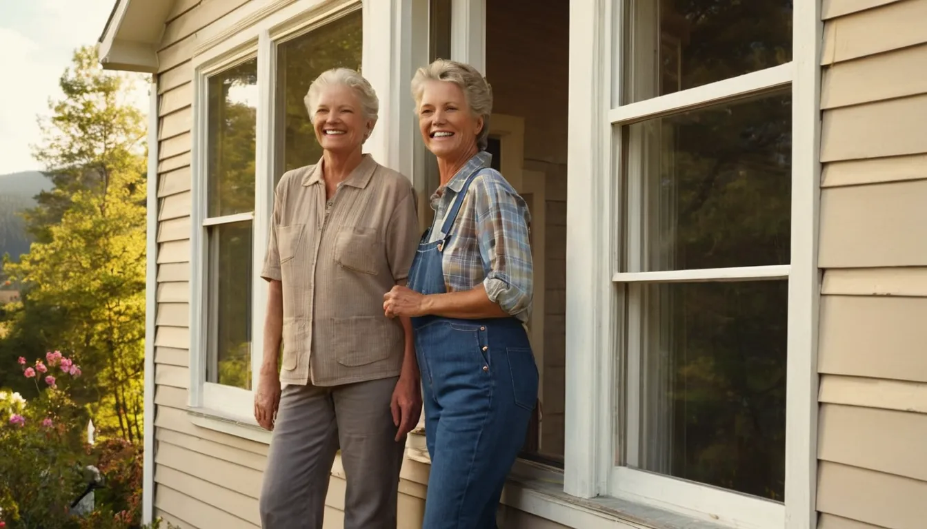 A cozy older home in Frederick with newly installed energy efficient windows glowing in afternoon light